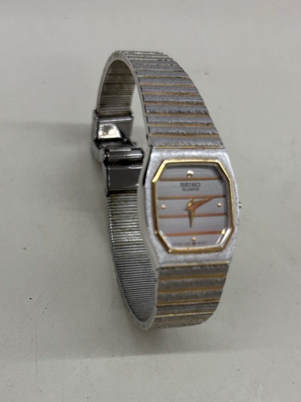 Seiko Quartz and Gold-Tone Ladies Bracelet Watch